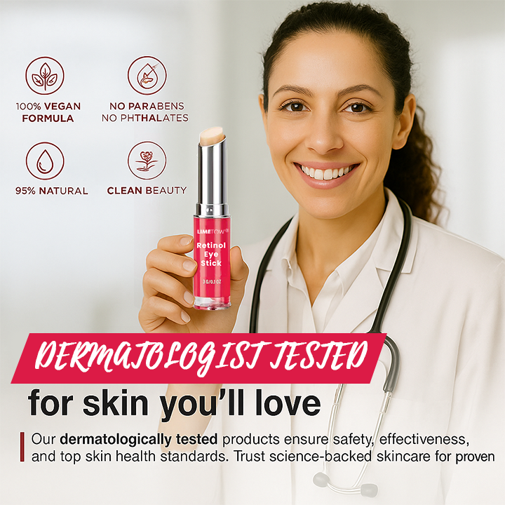 LIMETOW® Retinol Eye Stick✅ for Reduces Fine Lines，Puffiness and Dark Circles🌟