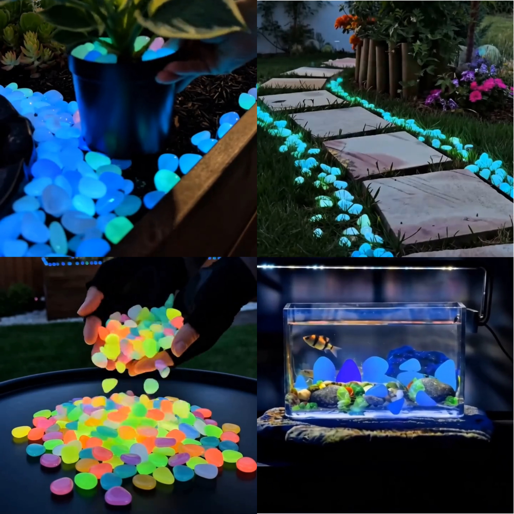 💥LAST DAY SALE 50%OFF💥LIMETOW® 🌈Colorful Glow-in-the-Dark Garden Stones