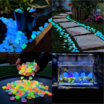💥LAST DAY SALE 50%OFF💥LIMETOW® 🌈Colorful Glow-in-the-Dark Garden Stones