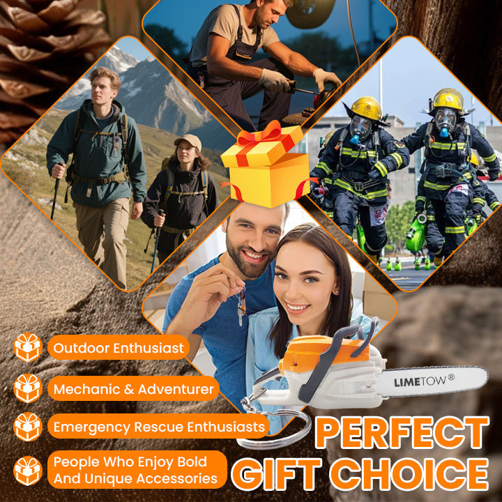 LIMETOW® Chainsaw Keychain – 🎁The best Father's Day gift🎁