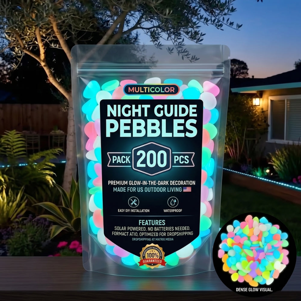 💥LAST DAY SALE 50%OFF💥LIMETOW® 🌈Colorful Glow-in-the-Dark Garden Stones